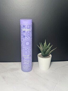 Amika Bust Your Brass Purple Shampoo 💜 Blonde Toning Full Size NEW